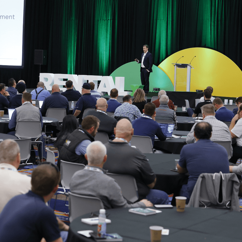 Kyle presenting AI workshop in Las Vegas