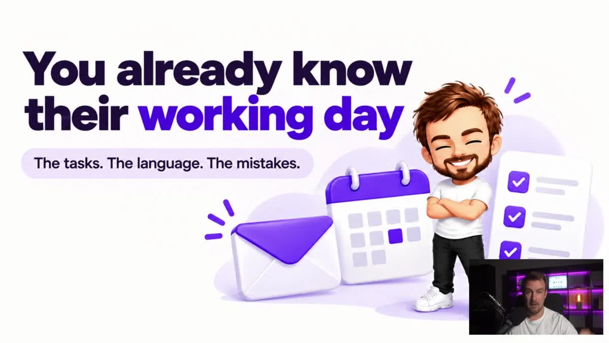 You already know the tasks, language and mistakes in your industry's working day