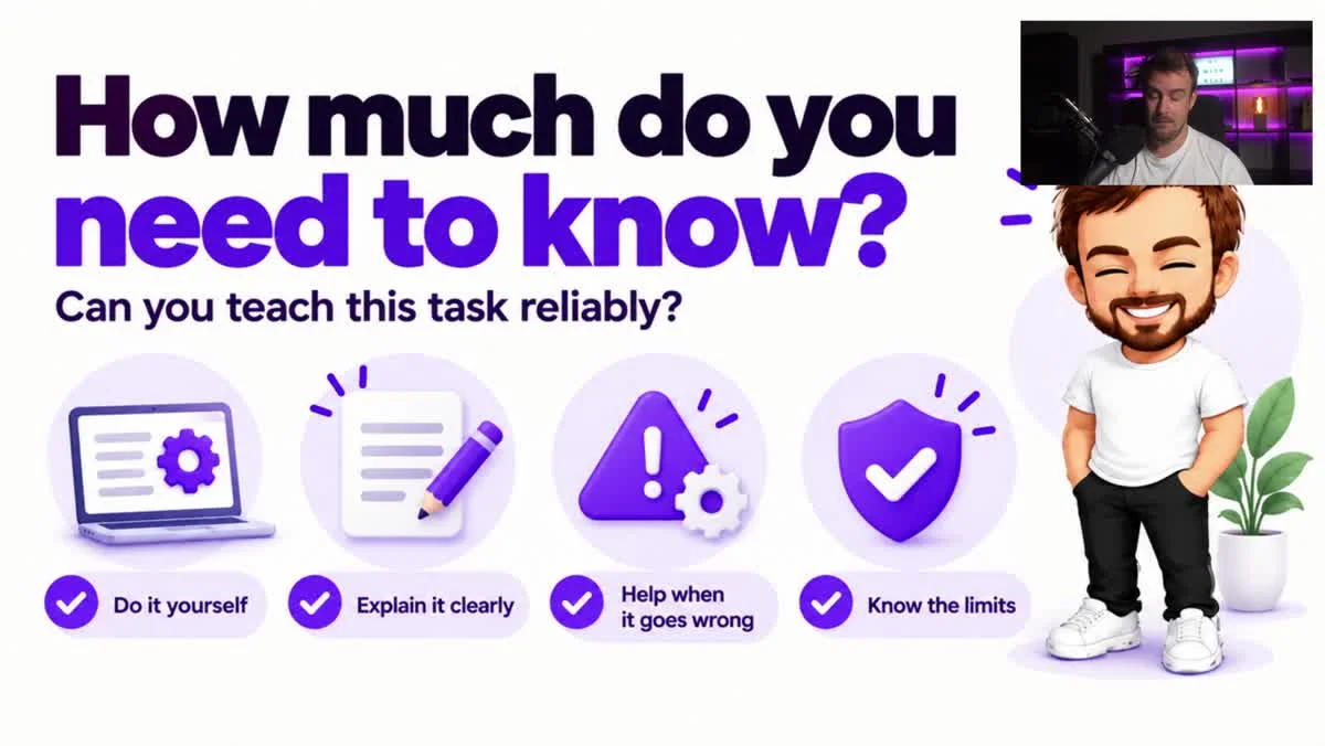 How much AI knowledge you need before teaching a workshop